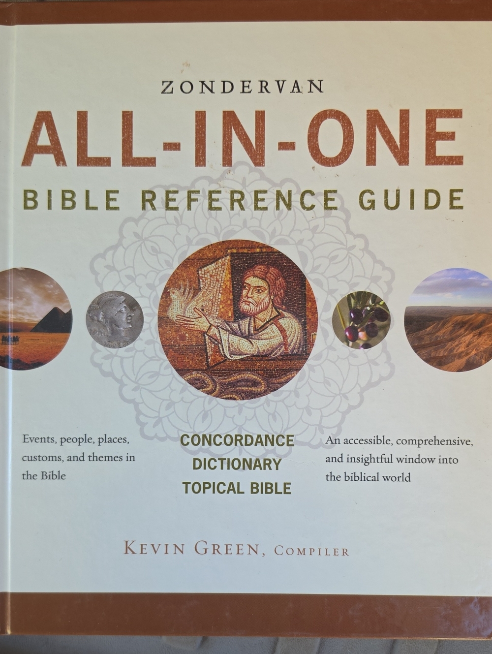 Zondervan All-In-One Bible Reference Guide — Cream & Brown